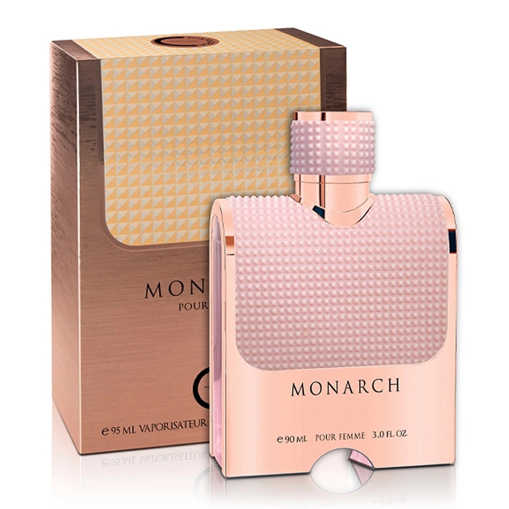 Missing Cap  NOT FULL see pictures Pink and Gold Women's Perfume Monarch